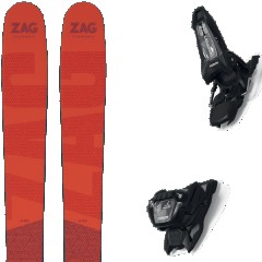 comparer et trouver le meilleur prix du ski Zag Free h106 + griffon 13 id black rouge/orange taille 186 sur Sportadvice