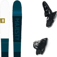 comparer et trouver le meilleur prix du ski Majesty All mountain polyvalent adventure gt + squire 11 black bleu/blanc taille 172 sur Sportadvice