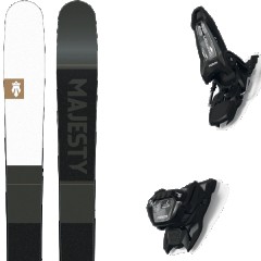 comparer et trouver le meilleur prix du ski Majesty All mountain polyvalent adventure xl + griffon 13 id black noir/gris/blanc taille 185 sur Sportadvice