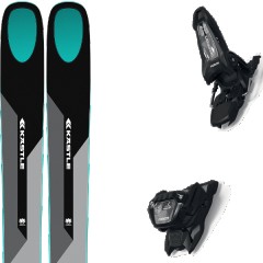 comparer et trouver le meilleur prix du ski Kastle Free k stle zx115 + griffon 13 id black gris/bleu taille 178 sur Sportadvice