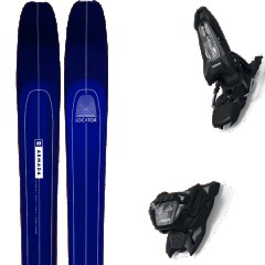comparer et trouver le meilleur prix du ski Armada Free locator 104 + griffon 13 id black bleu taille 170 sur Sportadvice