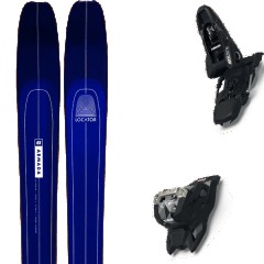 comparer et trouver le meilleur prix du ski Armada Free locator 104 + squire 11 black bleu taille 186 sur Sportadvice