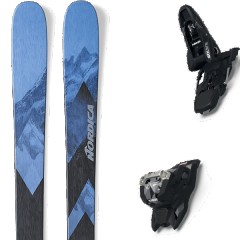 comparer et trouver le meilleur prix du ski Nordica Free enforcer 104 free + squire 11 black bleu/gris taille 186 sur Sportadvice