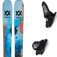 comparer et trouver le meilleur prix du ski Völkl revolt 90 + griffon 13 id black bleu/multicolore taille 180 sur Sportadvice