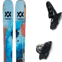 comparer et trouver le meilleur prix du ski Völkl revolt 90 + squire 11 black bleu/multicolore taille 180 sur Sportadvice