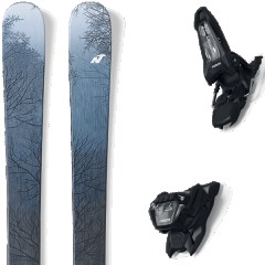 comparer et trouver le meilleur prix du ski Nordica Free unleashed 98 w + griffon 13 id black bleu taille 156 sur Sportadvice