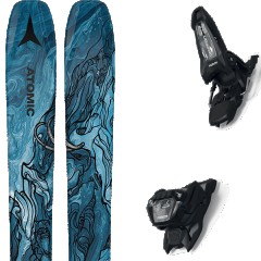 comparer et trouver le meilleur prix du ski Atomic Bent 90 metalic blue/grey + griffon 13 id black bleu taille 166 sur Sportadvice