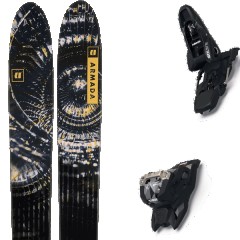 comparer et trouver le meilleur prix du ski Armada Free whitewalker 116 + squire 11 black noir/multicolore taille 185 sur Sportadvice