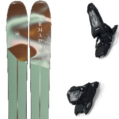 comparer et trouver le meilleur prix du ski Armada Free arw 106 ul + griffon 13 id black vert/marron taille 180 sur Sportadvice