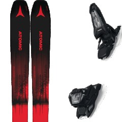 comparer et trouver le meilleur prix du ski Atomic All mountain polyvalent maverick 95 ti metali/bl + griffon 13 id black rouge/noir taille 172 sur Sportadvice