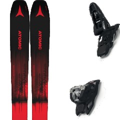 comparer et trouver le meilleur prix du ski Atomic All mountain polyvalent maverick 95 ti metali/bl + squire 11 black rouge/noir taille 172 sur Sportadvice