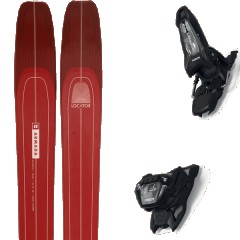 comparer et trouver le meilleur prix du ski Armada Free locator 112 + griffon 13 id black rouge taille 173 sur Sportadvice
