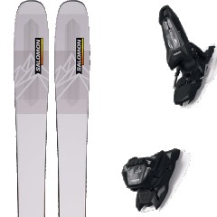 comparer et trouver le meilleur prix du ski Salomon Free n qst 106 even haze/acid g + griffon 13 id black gris taille 165 sur Sportadvice