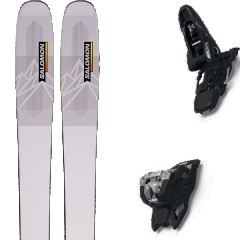 comparer et trouver le meilleur prix du ski Salomon Free n qst 106 even haze/acid g + squire 11 black gris taille 165 sur Sportadvice