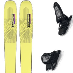 comparer et trouver le meilleur prix du ski Salomon Free n qst stella 106 yel pear + griffon 13 id black jaune taille 165 sur Sportadvice