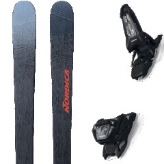 comparer et trouver le meilleur prix du ski Nordica All mountain polyvalent unleashed 90 + griffon 13 id black noir/bleu taille 144 sur Sportadvice