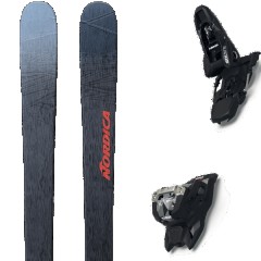 comparer et trouver le meilleur prix du ski Nordica All mountain polyvalent unleashed 90 + squire 11 black noir/bleu taille 144 sur Sportadvice