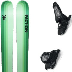 comparer et trouver le meilleur prix du ski Faction Free dancer 4 + griffon 13 id black vert taille 185 sur Sportadvice