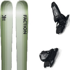 comparer et trouver le meilleur prix du ski Faction All mountain polyvalent dancer 2 + griffon 13 id black vert taille 177 sur Sportadvice