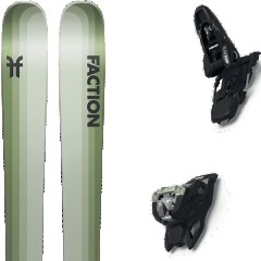 comparer et trouver le meilleur prix du ski Faction All mountain polyvalent dancer 2 + squire 11 black vert taille 163 sur Sportadvice