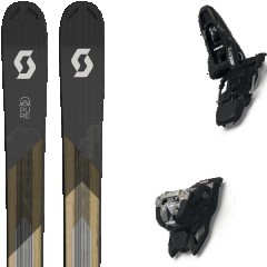 comparer et trouver le meilleur prix du ski Scott Free pure pow 115ti + squire 11 black vert/noir/marron taille 189 sur Sportadvice