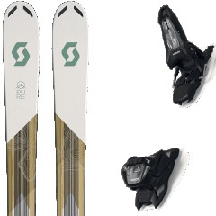 comparer et trouver le meilleur prix du ski Scott Free pure mission 98ti w + griffon 13 id black beige/vert/marron taille 160 sur Sportadvice