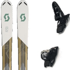 comparer et trouver le meilleur prix du ski Scott Free pure mission 98ti w + squire 11 black beige/vert/marron taille 175 sur Sportadvice