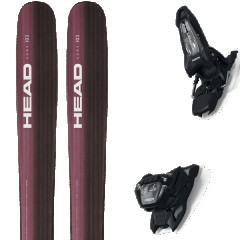 comparer et trouver le meilleur prix du ski Head Free kore 103 w + griffon 13 id black violet/noir/blanc taille 177 sur Sportadvice