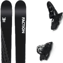 comparer et trouver le meilleur prix du ski Faction Free mana 4 + squire 11 black noir/blanc taille 184 sur Sportadvice