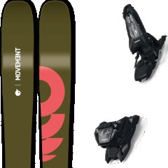 comparer et trouver le meilleur prix du ski Movement Free fly 105 + griffon 13 id black vert/rose taille 177 sur Sportadvice
