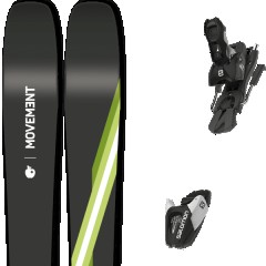 comparer et trouver le meilleur prix du ski Movement Free go 90 + l7 gw n black/white b90 noir/vert/blanc taille 146 sur Sportadvice