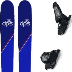 comparer et trouver le meilleur prix du ski Dps Skis Free dps pagoda 106 c2 + griffon 13 id black bleu taille 184 sur Sportadvice