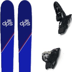 comparer et trouver le meilleur prix du ski Dps Skis Free dps pagoda 106 c2 + squire 11 black bleu taille 184 sur Sportadvice