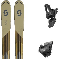 comparer et trouver le meilleur prix du ski Scott All mountain polyvalent pure mission 98ti + tyrolia attack 11 gw w/o brake a marron/gris/noir taille 170 sur Sportadvice