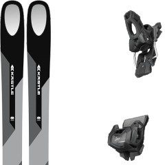 comparer et trouver le meilleur prix du ski Kastle Free k stle zx100 + tyrolia attack 11 gw w/o brake a gris/blanc taille 168 sur Sportadvice
