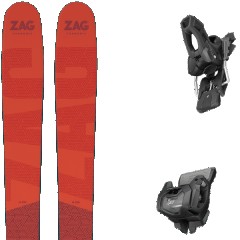 comparer et trouver le meilleur prix du ski Zag Free h106 + tyrolia attack 11 gw w/o brake a rouge/orange taille 186 sur Sportadvice