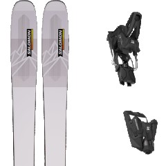comparer et trouver le meilleur prix du ski Salomon Free n qst 106 even haze/acid g + strive 14 gw black gris taille 173 sur Sportadvice