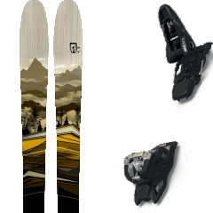 comparer et trouver le meilleur prix du ski Icelantic Ski All mountain polyvalent ictic pioneer 86 + squire 11 black noir/vert taille 174 sur Sportadvice