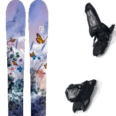 comparer et trouver le meilleur prix du ski Icelantic Ski Free ictic maiden 101 + griffon 13 id black violet/multicolore taille 169 sur Sportadvice