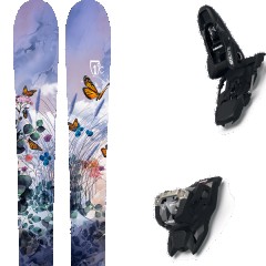 comparer et trouver le meilleur prix du ski Icelantic Ski Free ictic maiden 101 + squire 11 black violet/multicolore taille 169 sur Sportadvice