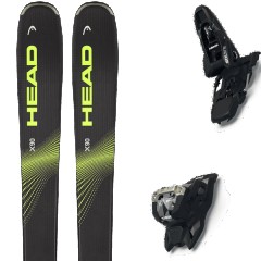 comparer et trouver le meilleur prix du ski Head All mountain polyvalent kore x 90 + squire 11 black noir/jaune taille 177 sur Sportadvice