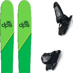 comparer et trouver le meilleur prix du ski Dps Skis Free dps pagoda 100 rp + griffon 13 id black vert taille 179 sur Sportadvice