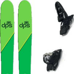 comparer et trouver le meilleur prix du ski Dps Skis Free dps pagoda 100 rp + squire 11 black vert taille 179 sur Sportadvice