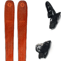 comparer et trouver le meilleur prix du ski Blizzard All mountain polyvalent rustler 9 + squire 11 black orange/noir taille 180 sur Sportadvice