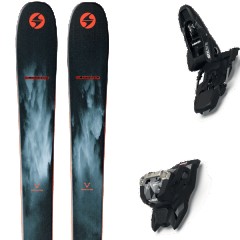 comparer et trouver le meilleur prix du ski Blizzard All mountain polyvalent bonafide 97 blue/red + squire 11 black noir/gris/orange taille 183 sur Sportadvice
