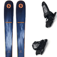 comparer et trouver le meilleur prix du ski Blizzard All mountain polyvalent brahma 82 blue/orange + griffon 13 id black bleu/orange taille 180 sur Sportadvice