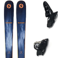comparer et trouver le meilleur prix du ski Blizzard All mountain polyvalent brahma 82 blue/orange + squire 11 black bleu/orange taille 180 sur Sportadvice