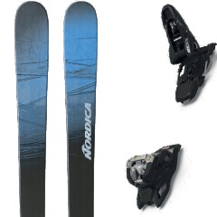 comparer et trouver le meilleur prix du ski Nordica All mountain polyvalent unleashed 98 blue/blk/silver + squire 11 black bleu/noir/gris taille 180 sur Sportadvice