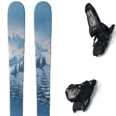 comparer et trouver le meilleur prix du ski Nordica All mountain polyvalent santa ana 93 blue/white + griffon 13 id black blanc/bleu taille 158 sur Sportadvice