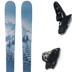 comparer et trouver le meilleur prix du ski Nordica All mountain polyvalent santa ana 93 blue/white + squire 11 black blanc/bleu taille 158 sur Sportadvice